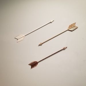 Set of 3 Metal Arrows approximately 28" long